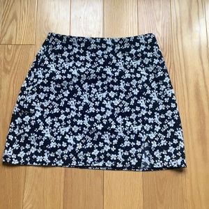 Black floral skirt, perfect condition, size S US